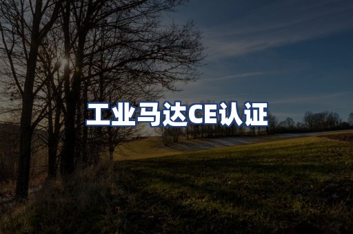 工业马达CE认证